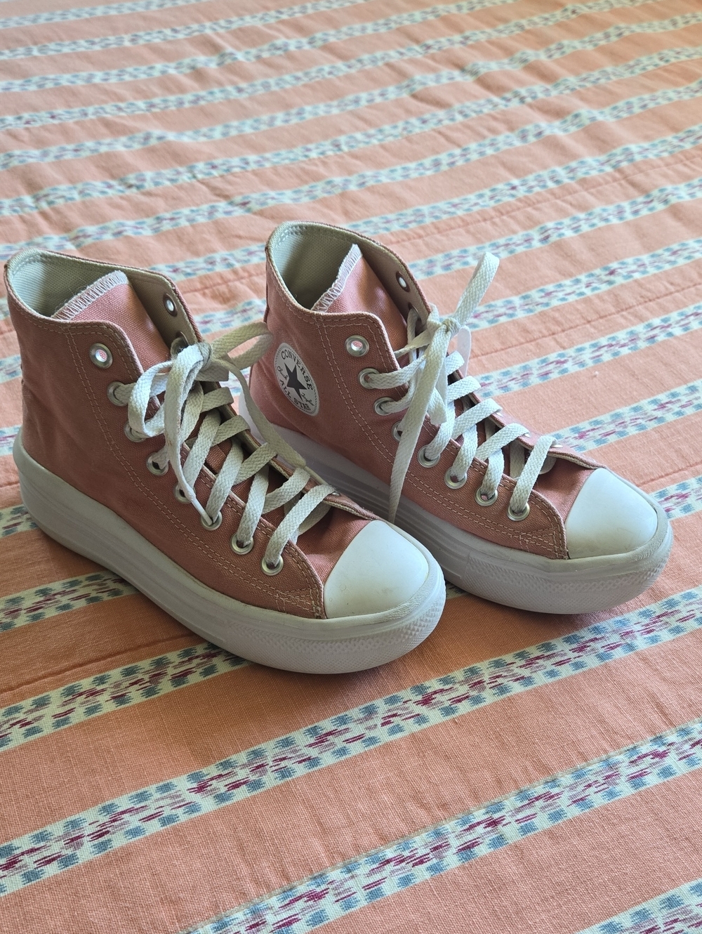 Pink Chuck Taylor All Star Move Platform High Top Sneakers